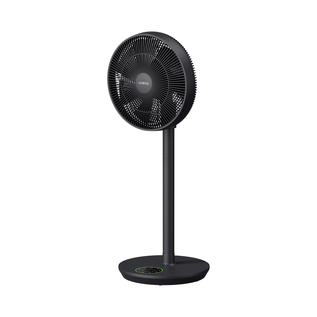 Oraimo AirCruze OPF-503A 14-inch rechargeable pedestal fan in Graphite Grey